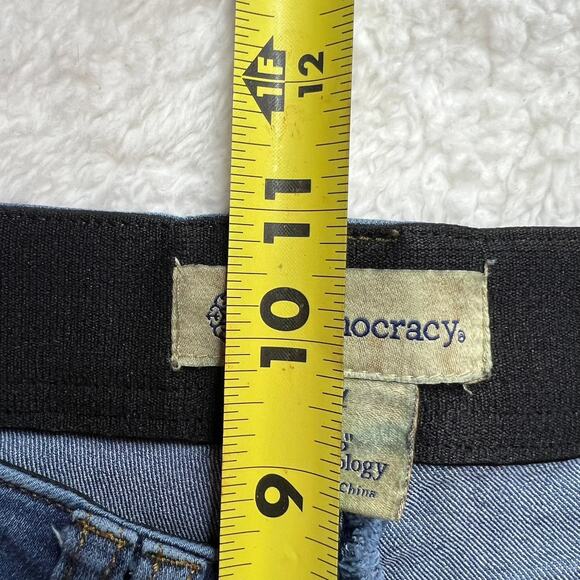 Democracy Ab Technology Jeans Women's Size 4 Dark Wash Blue Denim High Rise - Picture 8 of 8